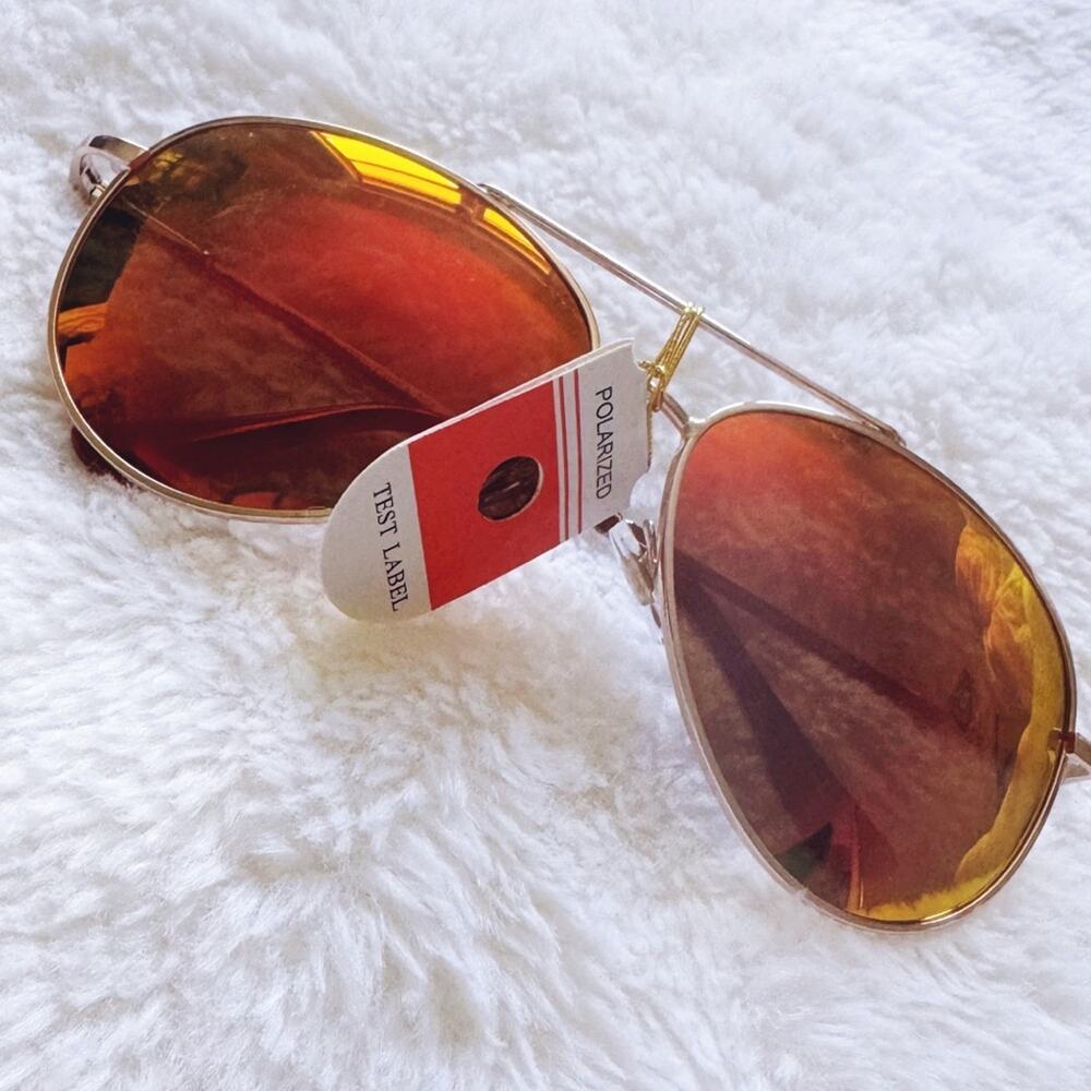 Felix Orange Polarized Mirrored Sunglasses